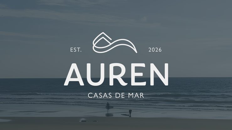 Auren, casas de mar — identidad de marca